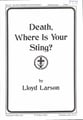 Death Where Is Your Sting Two-Part Mixed choral sheet music cover